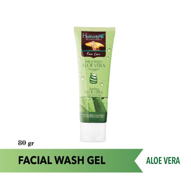 HERBORIST Aloe Vera Facial Wash Gel 80gr