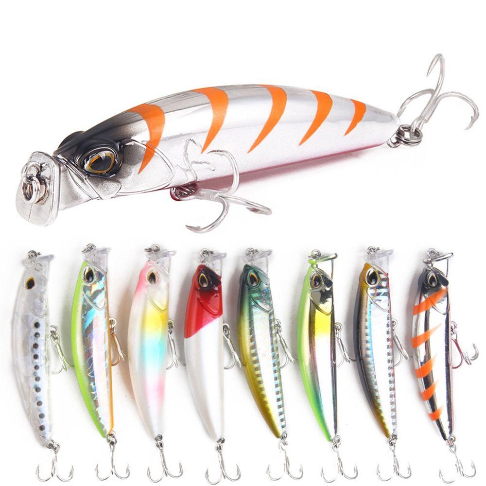 Umpan Ikan Kecil Apung TOP 10g 8cm Tackle Striped bass Minnow Lures