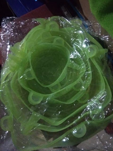 Silicone Penutup Wajan Panci Mangkuk Gelas Tutup Makanan 6 In 1