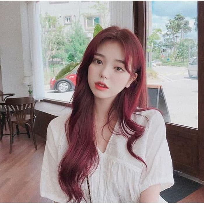 MEIZAN - RED WINE pewarna cat rambut hitam shampo hair color cream