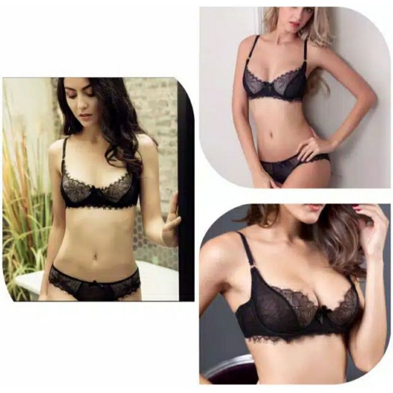 Bra Set (Bra dan CD) Sexy Lace B015