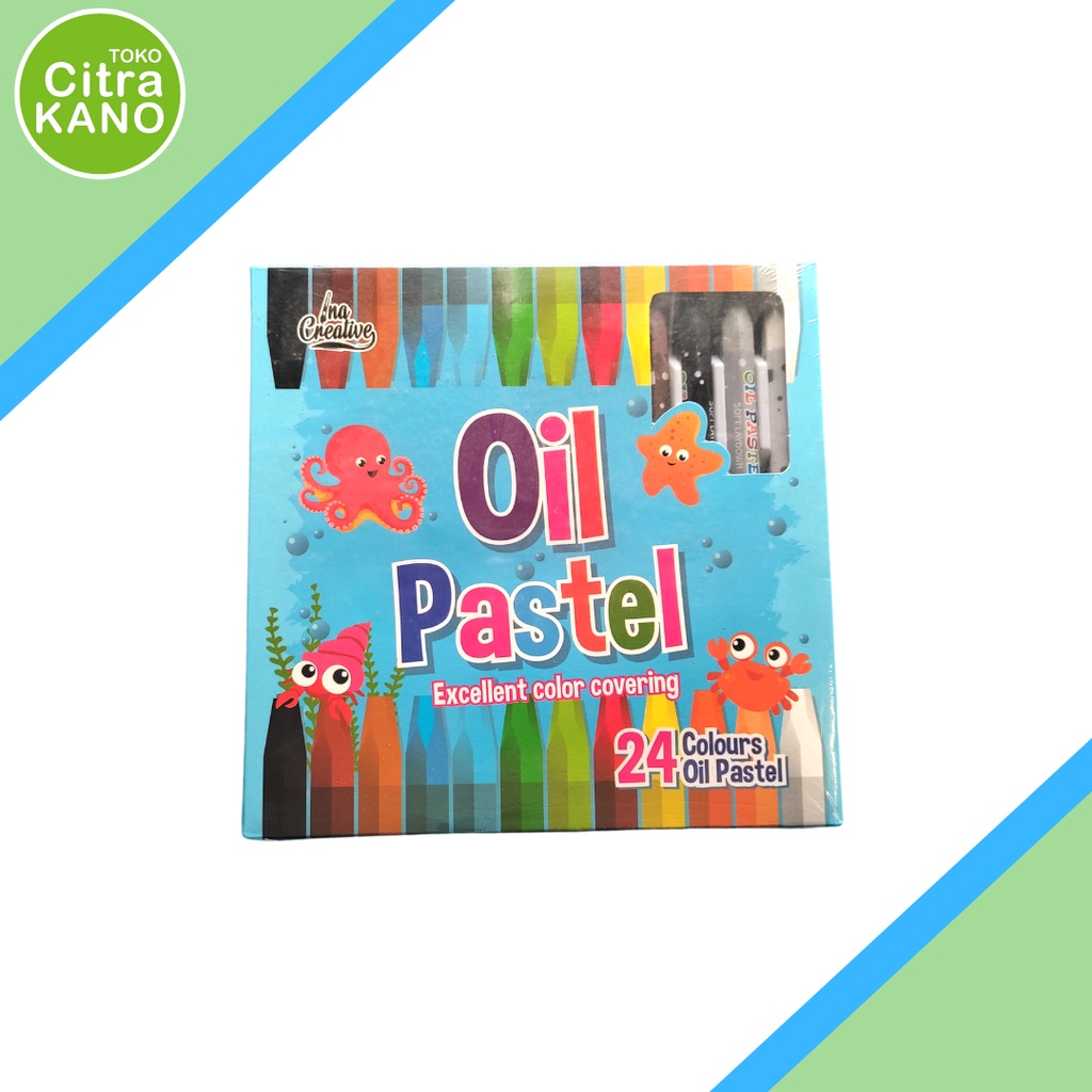 

INA CREATIVE OIL PASTEL | CRAYON 24 WRN