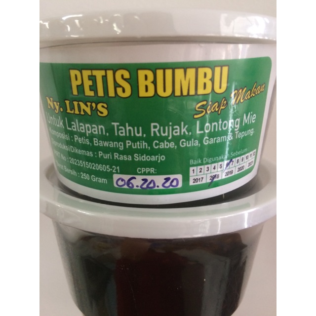 

Petis Bumbu Ny. Lin siap saji kemasan besar 250g