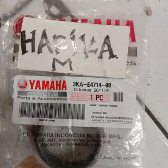 Paking knalpot rx king original