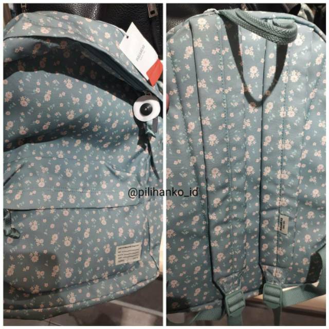 [SOLD/HABIS] Pull and Bear Floral Print Backpack Ransel
