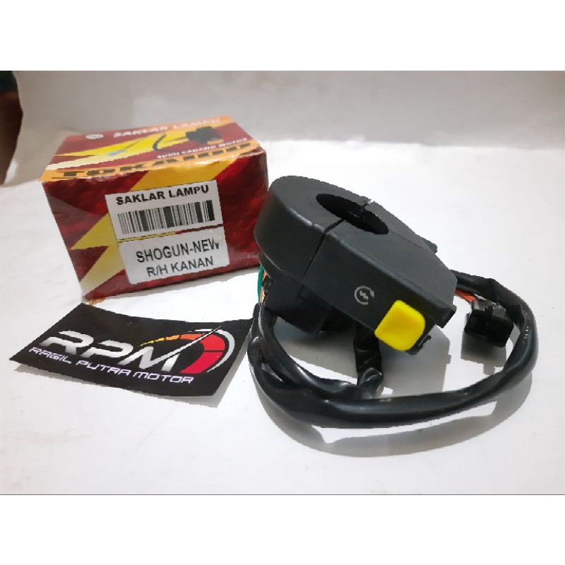 SAKLAR KANAN STARTER SHOGUN 110 R NEW HOLDER GAS TOMBOL STARTER SHOGUN NEW TOKAIDO