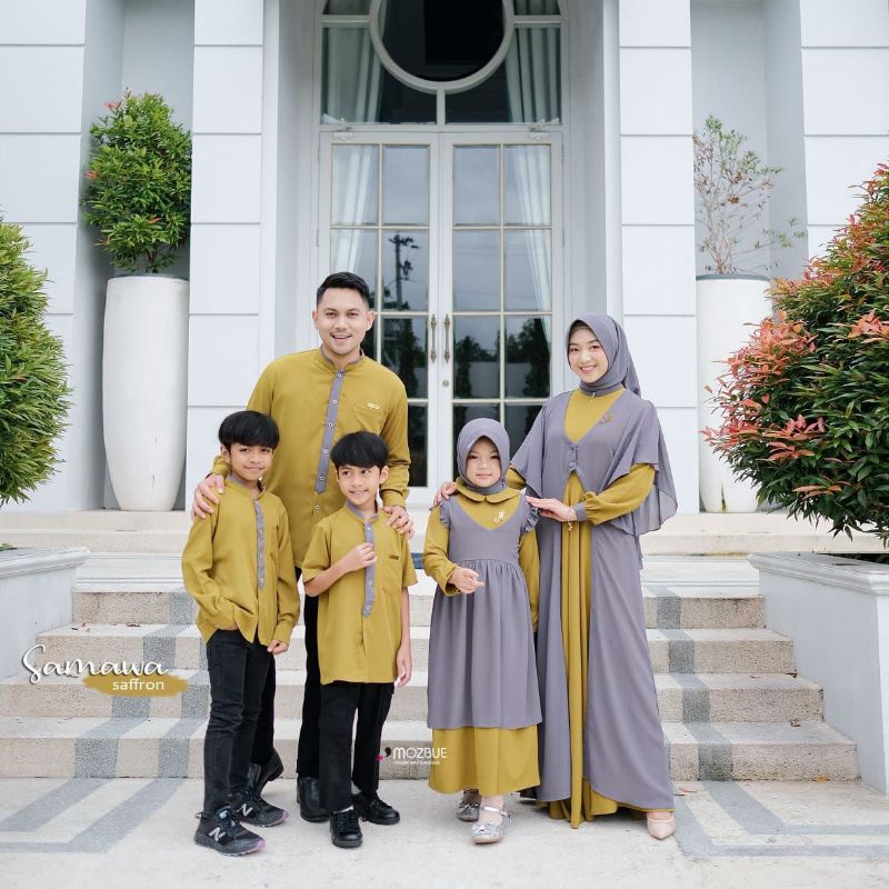 Moslem Ori Couple Family Set Sarimbit Samawa Batch 3 By Mozbue (Ready Please Cekstok)