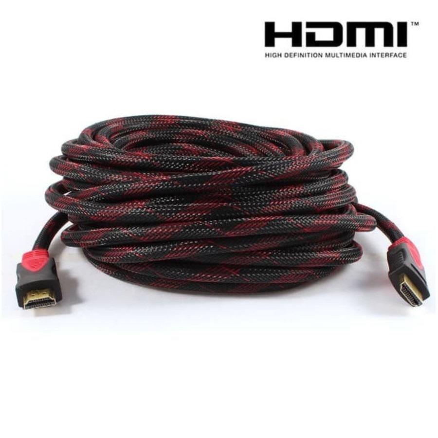 Kabel HDMI to HDMI Serat Jaring 20m - 30m
