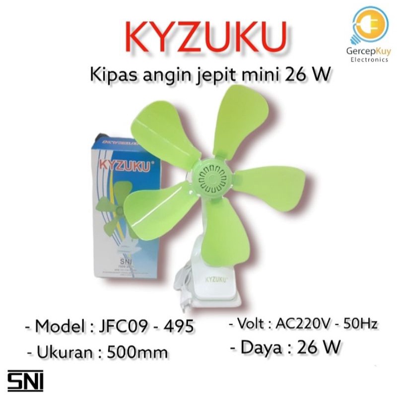 Kipas angin jepit mini 26w / fan mini jepit 26w