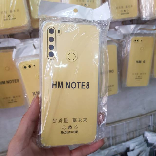 Anti crack softcase REDMI NOTE 8 transparan case