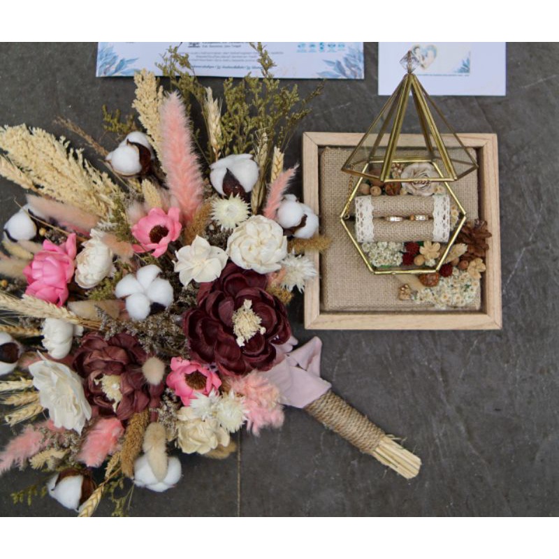 RING BOX RUSTIC / Tempat cincin Rustic