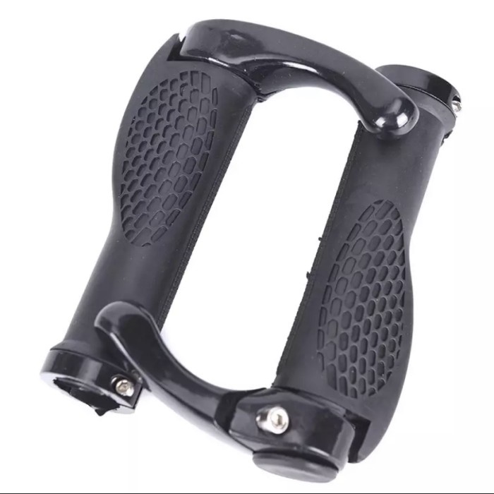 1 pasang Handgrip Tanduk Sepeda ergonomis mountain Bike