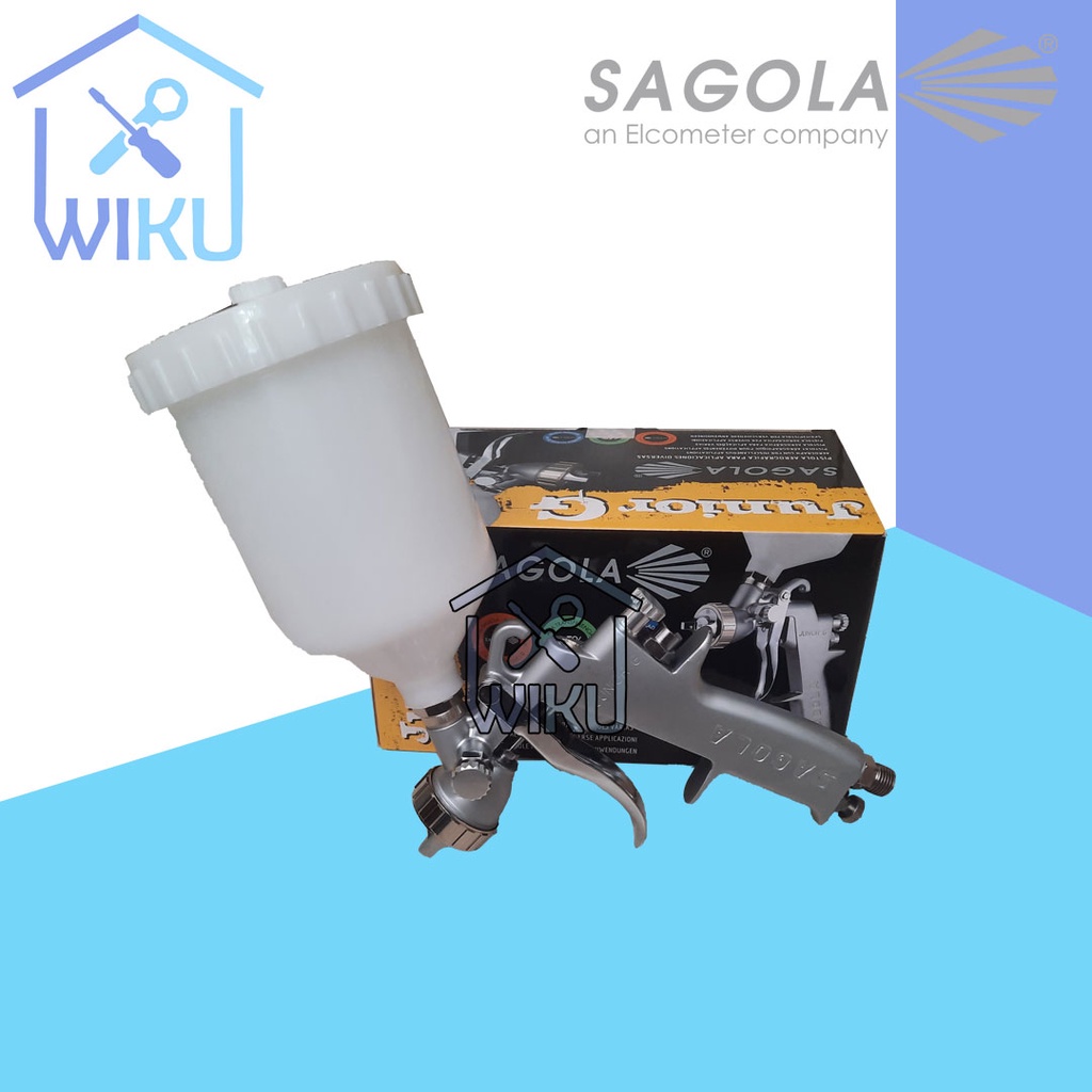 SAGOLA Spray Gun Junior G / Semprotan Cat Tabung Atas HVLP untuk Semprot Cat Mobil Motor