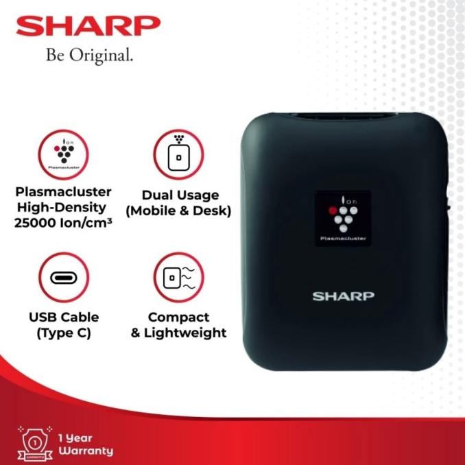 Sharp Personal Air Purifier Portable Ig-Nm1-B - Black Lykke.Shop