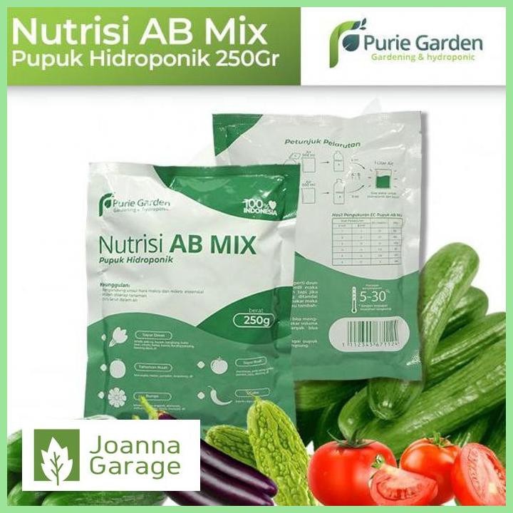Pupuk / Nutrisi Hidroponik Ab Mix Sayuran Buah- 250Gr 100Liter