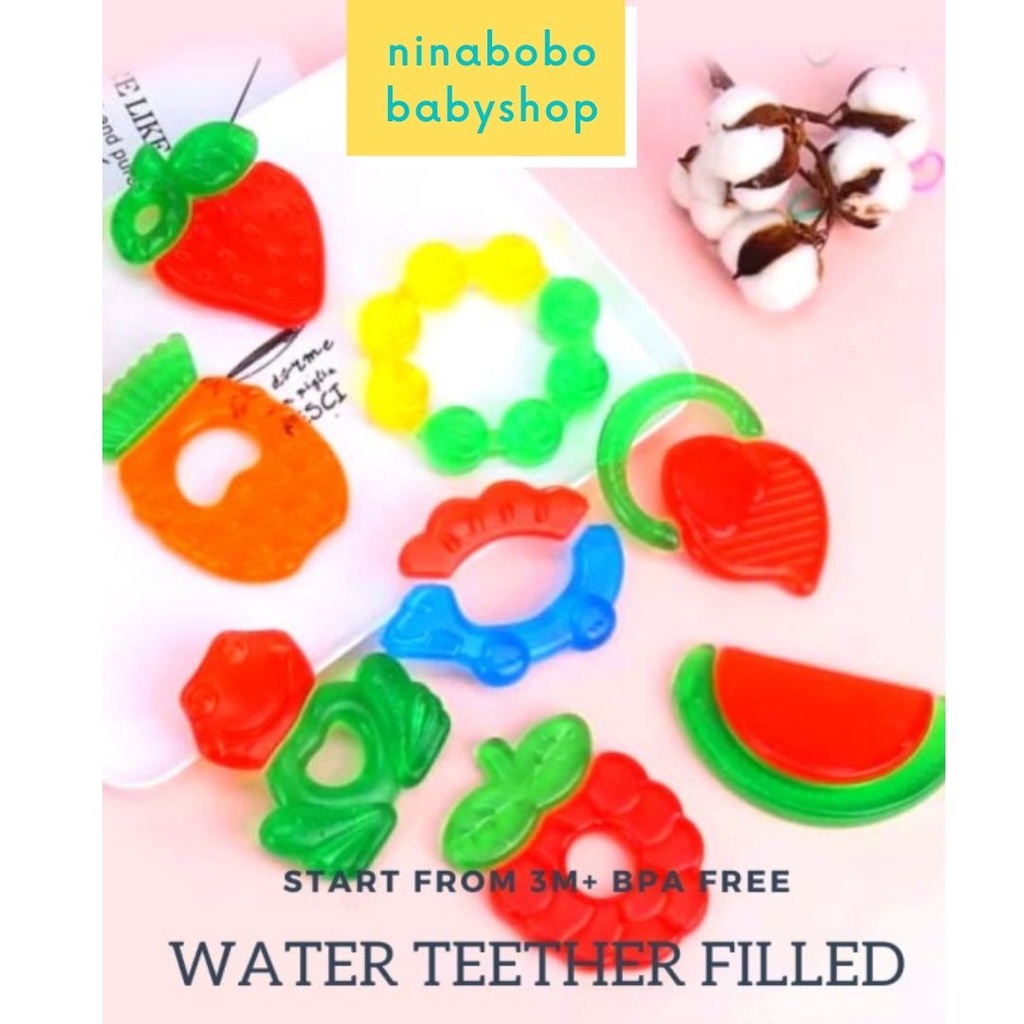 Mainan gigitan bayi / baby teether / baby water teether
