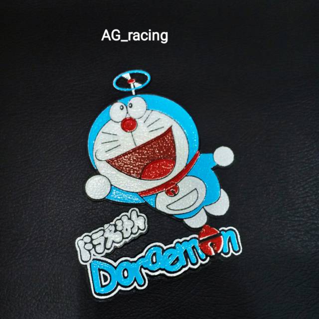 Sarung jok motor oscar MR gambar Doraemon