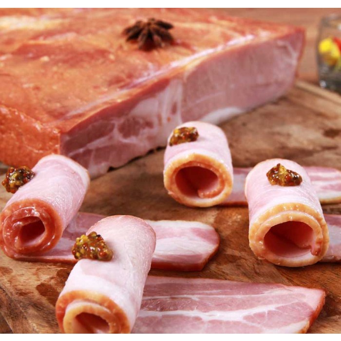 

Daging Asap - Bacon Babi - Back Bacon (Pork Bacon Aroma/Daging Babi Asap)Frozen Food