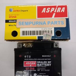  aki  battery aspira  gtz 5smf full kering karisma mio soul 