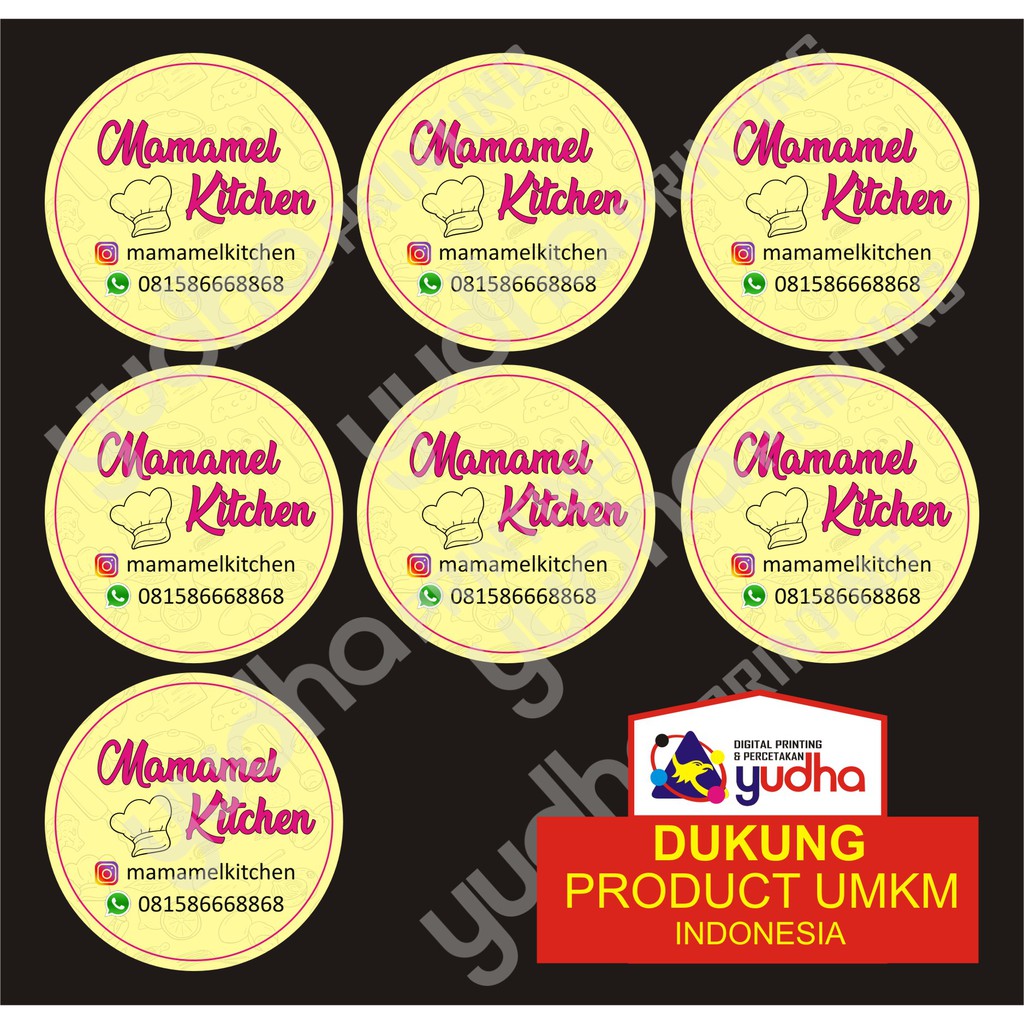 

Stiker Label Product Makanan Kemasan Murah