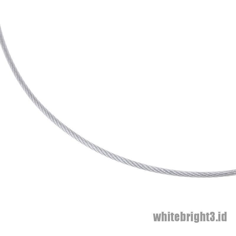 ❤White3 Warna Putih❤ 11pcs / set Jarum Jahit Rajut Dengan Bentuk Bulat Dan Bahan stainless Steel Ukuran 43 / 65 / 80cm