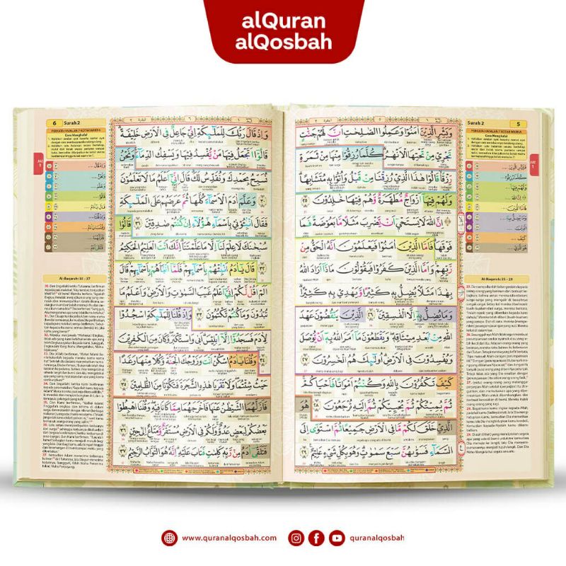 Al Quran Alquranulkarim Hafazan Sumayah Alquran Hafalan Perkata Tajwid 7 Kotak Ukuran A5 JAKET