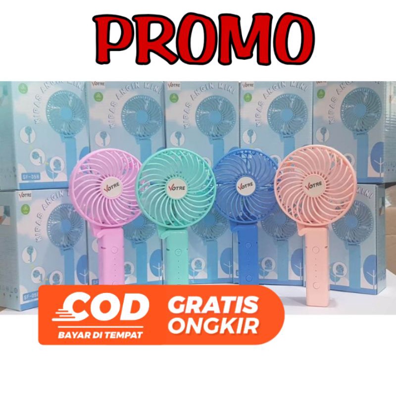 MURAH❗KIPAS ANGIN MINI PORTABLE VOTRE SF-05B KIPAS TANGAN LUCU KIPAS PORTABLE UNIK KIPAS MINI VOTRE 