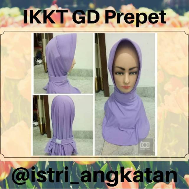 Jilbab IKKT Garis Dua Prepet