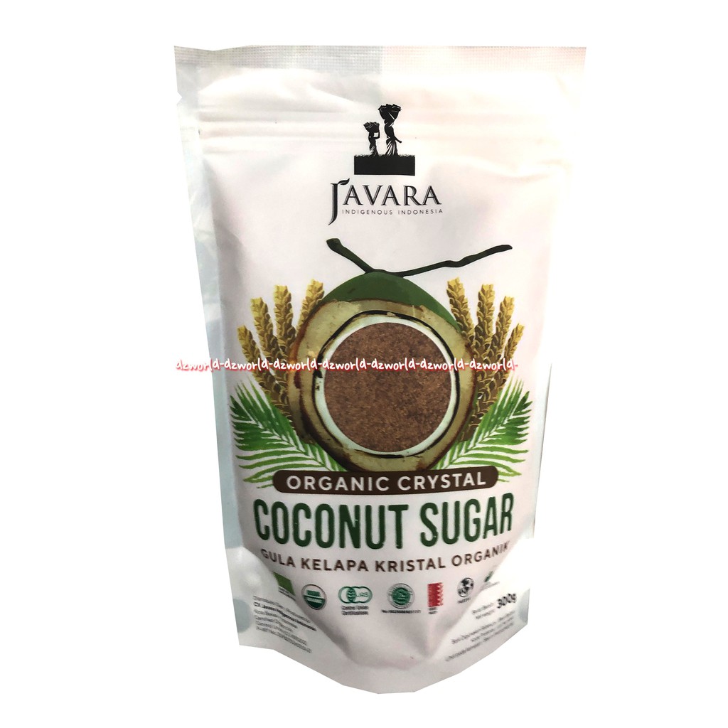 Javara Coconut Sugar Organic Crystal 300gr Gula Kelapa Bubuk