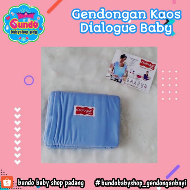 Gendongan Kaos Dialogue Baby 2in1