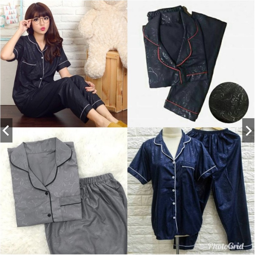 hokyfashion PIYAMA CP SATIN EMBOS FIT TO XL-1