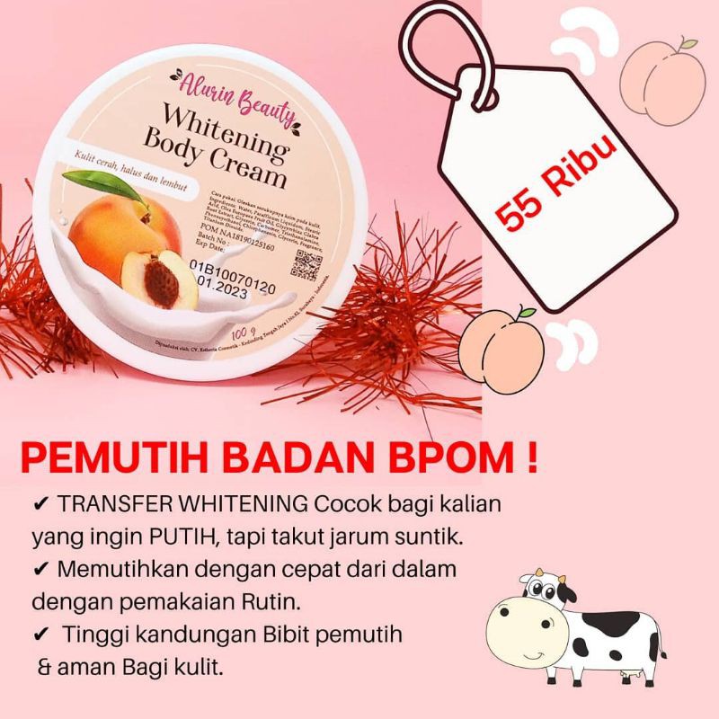 BLEACHING ALURIN PEMUTIH BADAN BPOM