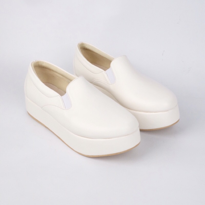 BRSHOES CIARA Sepatu Slip On Wedges Casual Wanita