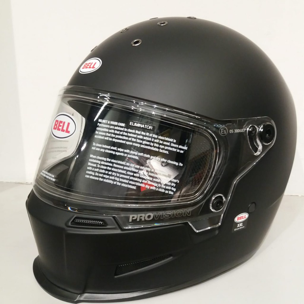 Jual HELM BELL ELIMINATOR MATT BLACK HELM FULL FACE HELM KLASIK