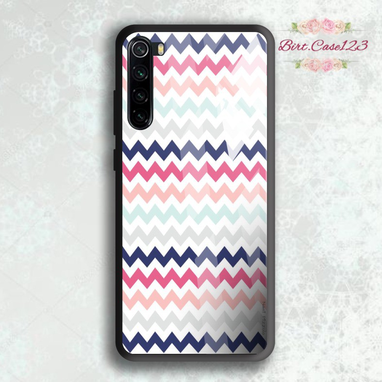 back case glass ZIG-ZAG Realme C1 C2 C3 U1 2 3 5 5i 5s 6 X Xt C11 C15 C12 7 7i pro BC4931