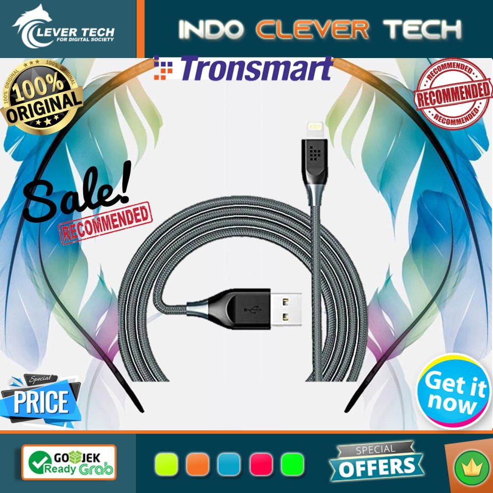 Tronsmart 19AWG Double Braided Lightning Cable 1.8M(6ft) [LEP04] G