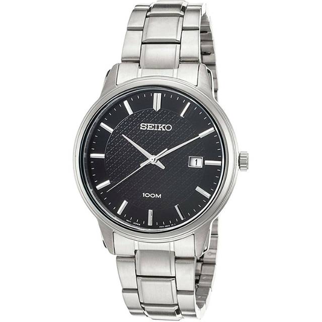Jam Tangan Pria SEIKO Neo Classic SUR195 Bracelet Quartz Watch Original SUR195P1