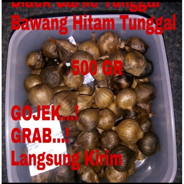 BLACK GARLIC-BAWANG PUTIH HITAM TUNGGAL/LANANG 500 GRAM