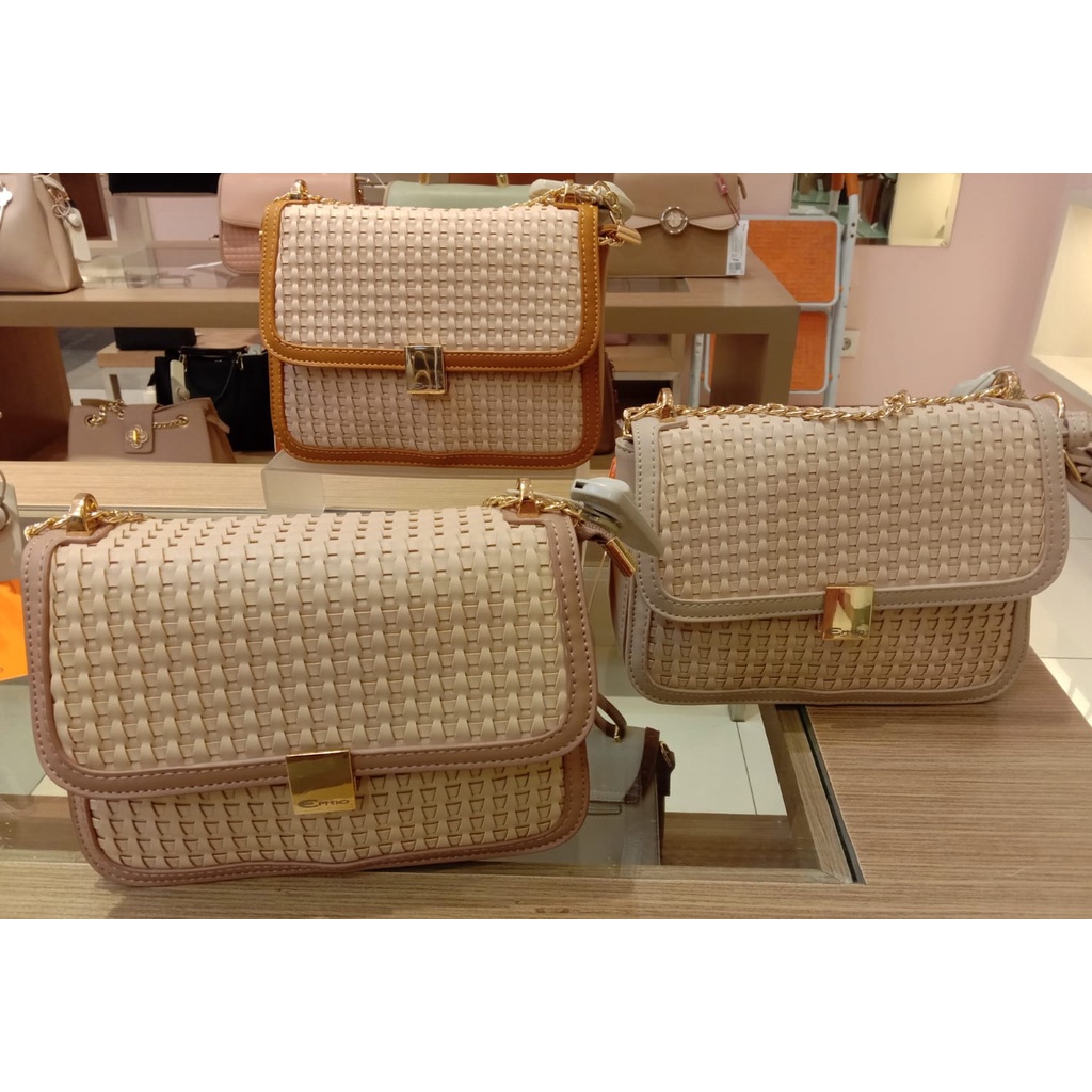 (EL.222) TAS SELEMPANG  SLING BAG WANITA MERK EMSIO BY ELIZABETH