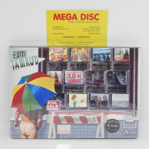 CD Jamrud - BO 18+ CD+DVD Karaoke Album Audio Musik Indonesia