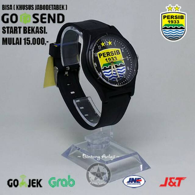 JAM TANGAN PERSIB ANTI AIR (+BOX JAM BB &amp; +BATREI CADANGAN)