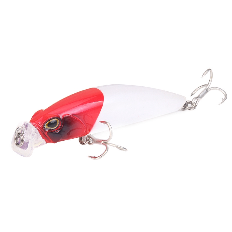 Umpan Ikan Umpan Pancing Alat Pancing Heavy Sinking Minnow Kail Pancing 3D Eyes Plastic Umpan Pancing Buatan Minnow Lure relix nusantara 1PCS 8cm/10g Alat Pancing Murah Clouser Minnow Umpan Mancing