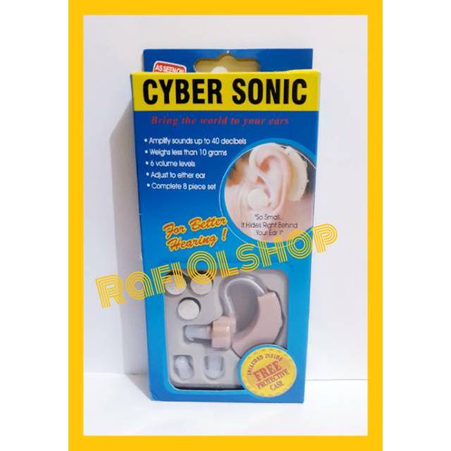 Promo Alat bantu dengar cyber sonic / hearing aid cyber sonic / alat bantu pendengaran cyber sonic