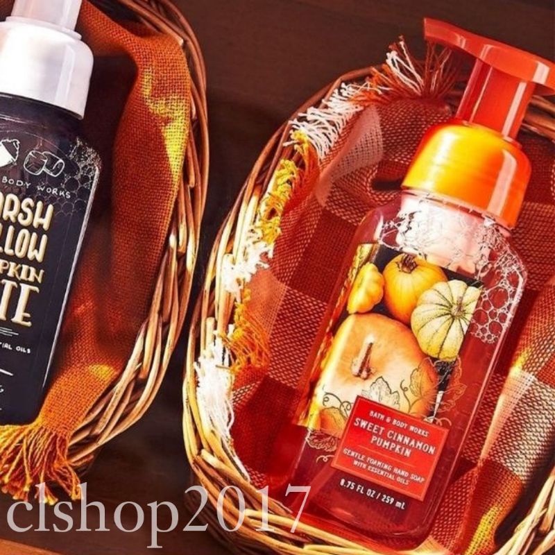 BATH AND BODY WORKS BBW SWEET CINNAMON PUMPKIN SERIES MIST LOTION SHOWER GEL BODY CREAM HAND CREAM SHOWER GEL BODY CREAM LOTION MIST WASH WALLFLOWER ROOMSPRAY SCENTPORTABLE GENTLE GEL DEEP CLEANSING GENTLE FOAMING CREAMY LUXE