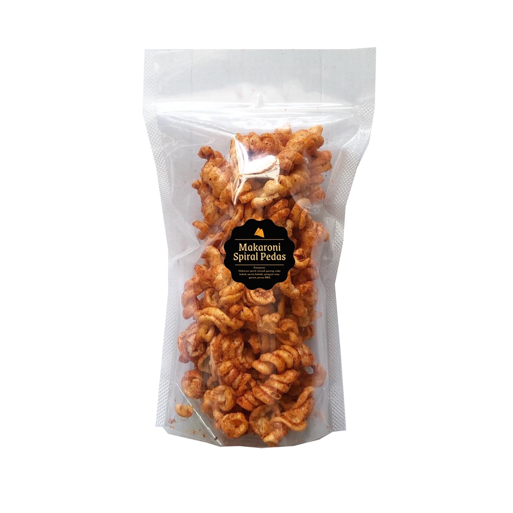 [DELISH SNACKS] Makaroni Spiral Pedas (S) 80gr / Snack Cemilan Camilan Makroni Pedes Gurih