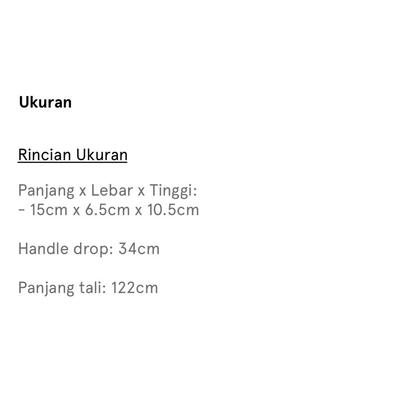 elin sling hush puppies sz S dan M