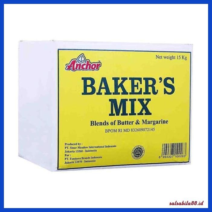 

Rettubagetnem- Anchor Baker'S Mix Blends Of Butter & Margarine Repacked 500Gr -Asli-Slii.