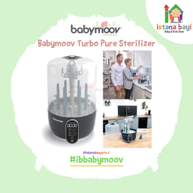 BABYMOOV TURBO PURE STERILIZER - Steril botol bayi