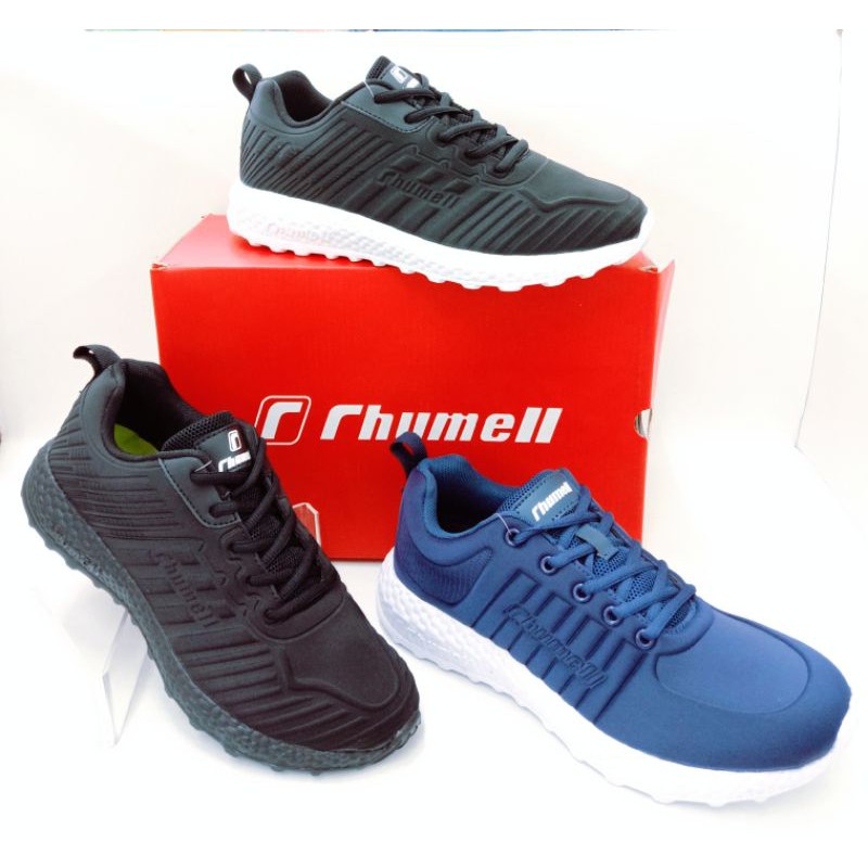 Sepatu sport pria RHUMELL RICHER NAVY, ALL BLACK, BLACK ORIGINAL