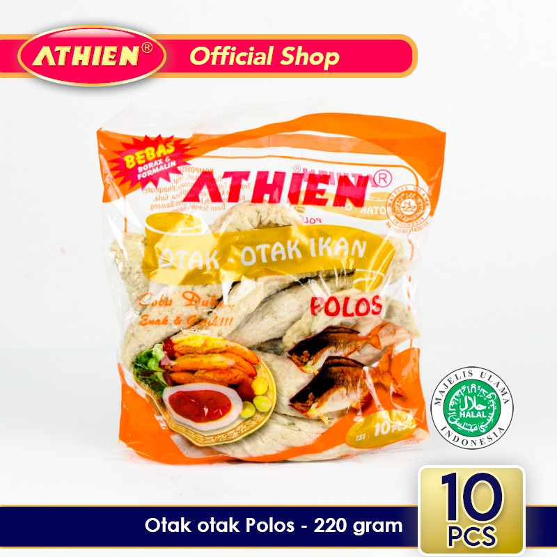 

Athien - Otak-otak Goreng Ikan Polos Asli Belitung / 220 gram